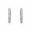 Elegance Oorbellen 18 kt Witgoud Diamant 0,35 ct - E01474W