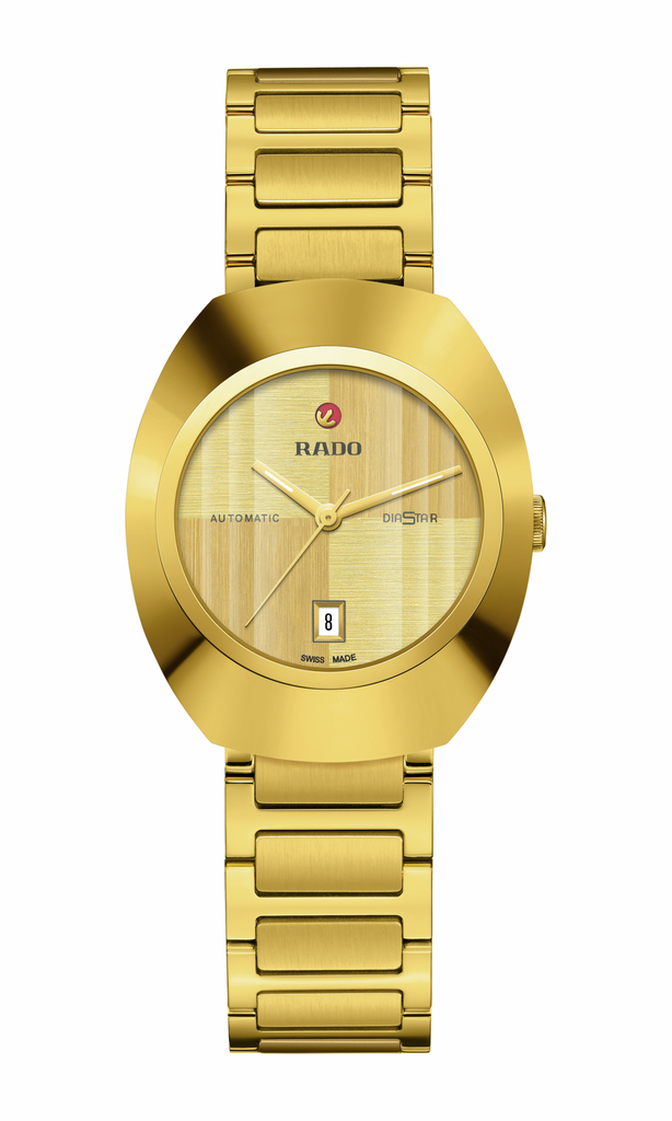Rado DiaStar Original Automatic Dameshorloge 30 mm Geel – Staal & geelgoudkleurig - R12171253