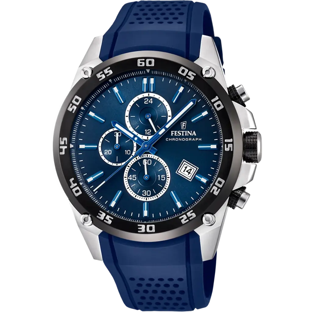 Festina Herenhorloge Blauw – Leer - F20330/2