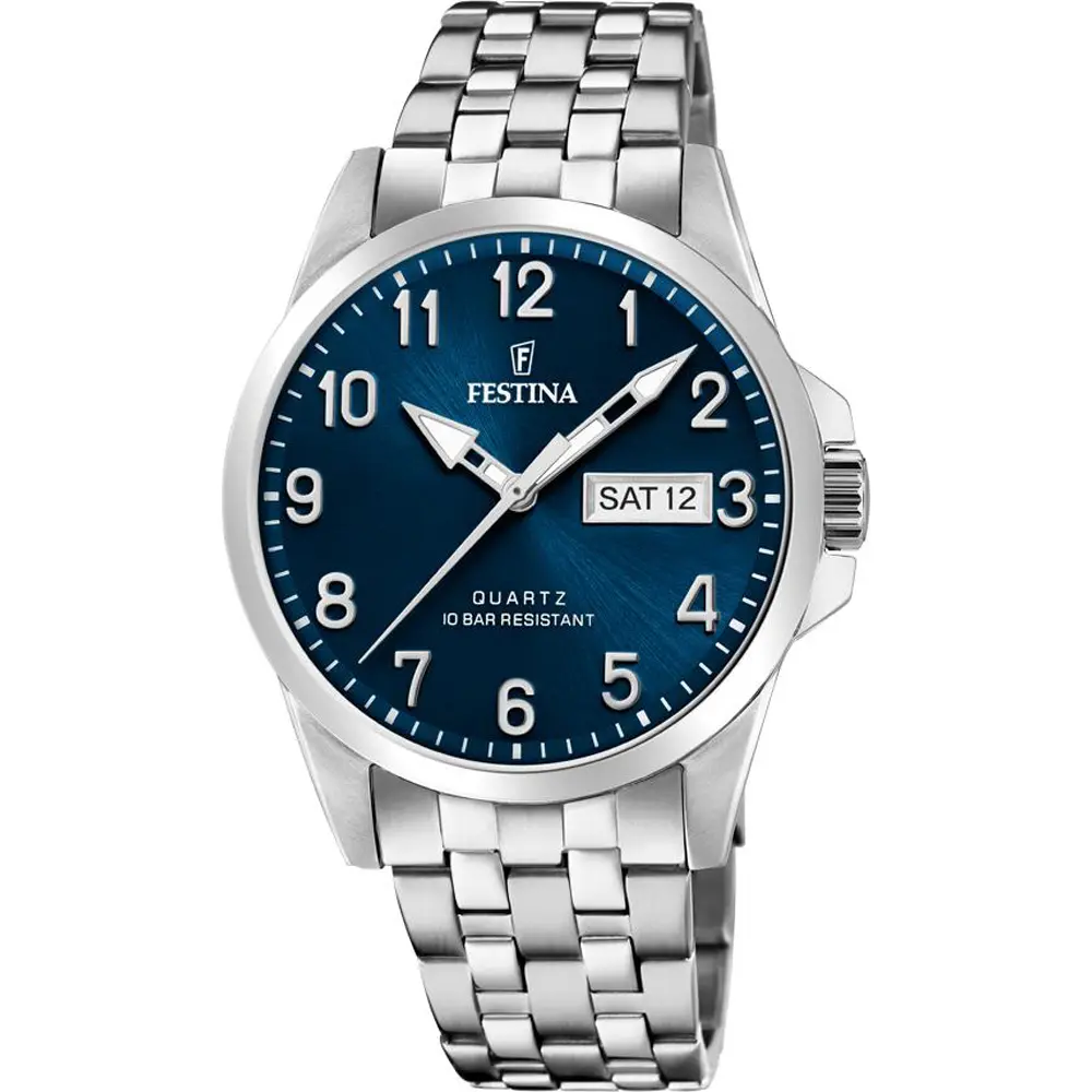 Festina Herenhorloge Blauw – Staal - F20357/C