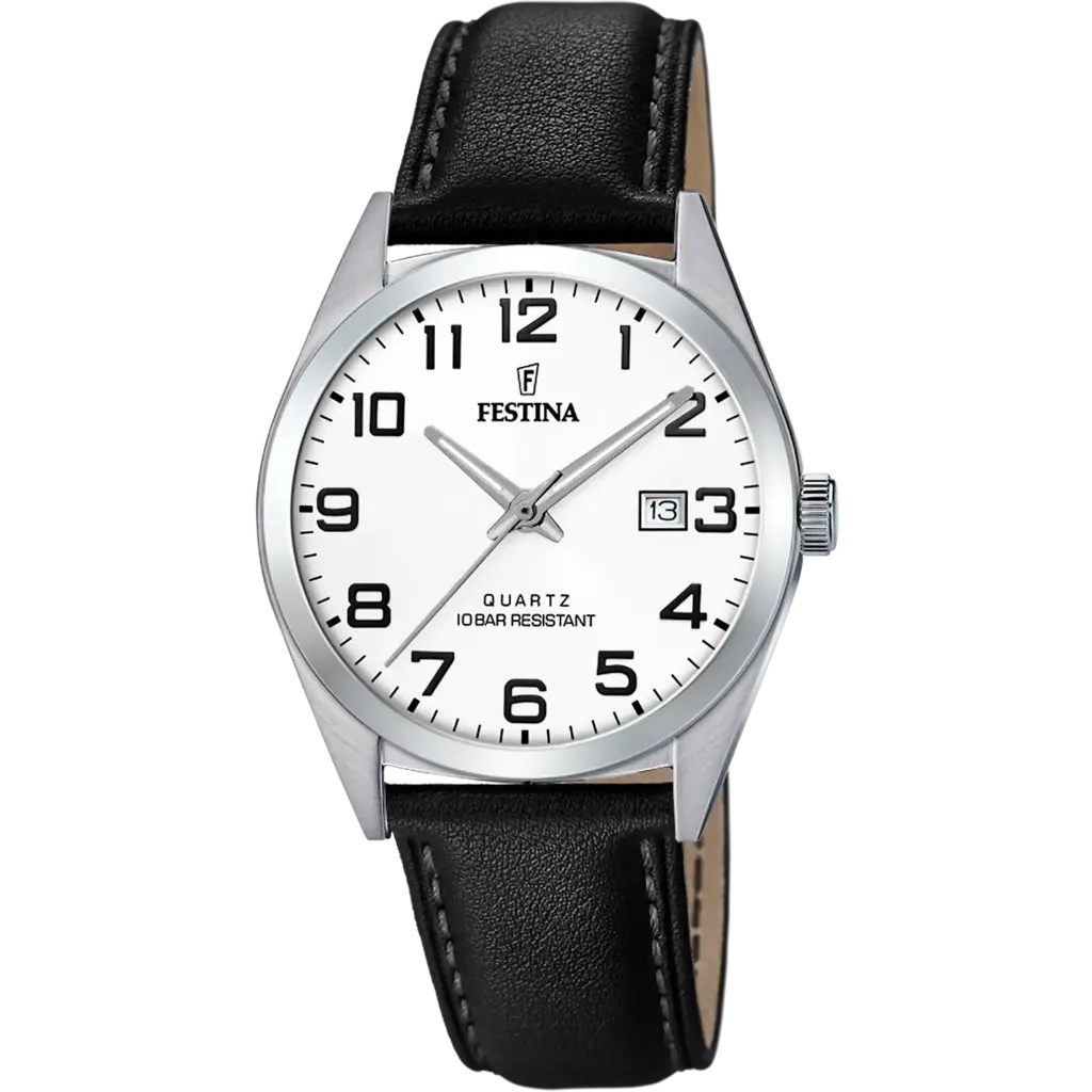 Festina Herenhorloge Wit – Leer - F20446/1