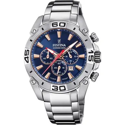 Festina Herenhorloge Blauw – Staal - F20543/4