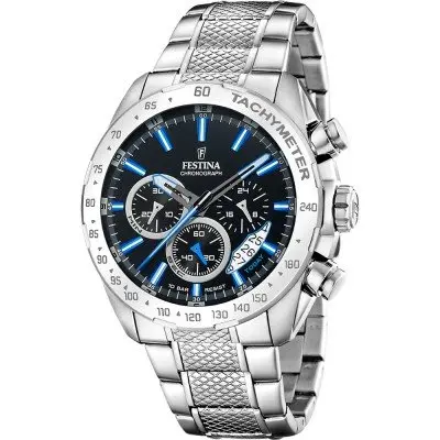 Festina Herenhorloge Zwart – Staal - F20668/6
