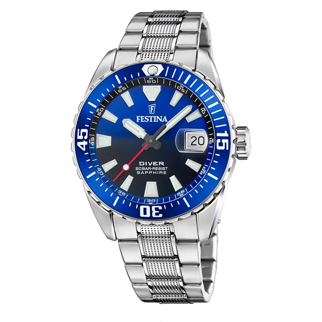 Festina Herenhorloge Blauw – Staal - F20669/1