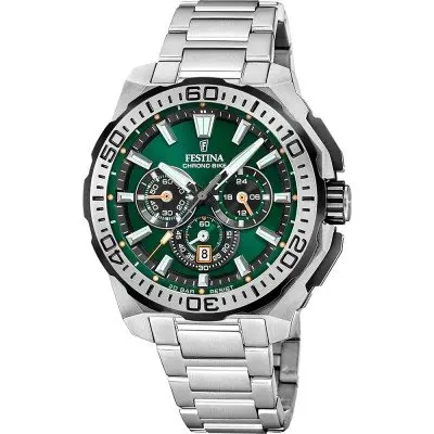 Festina Herenhorloge Groen – Staal - F20724/3