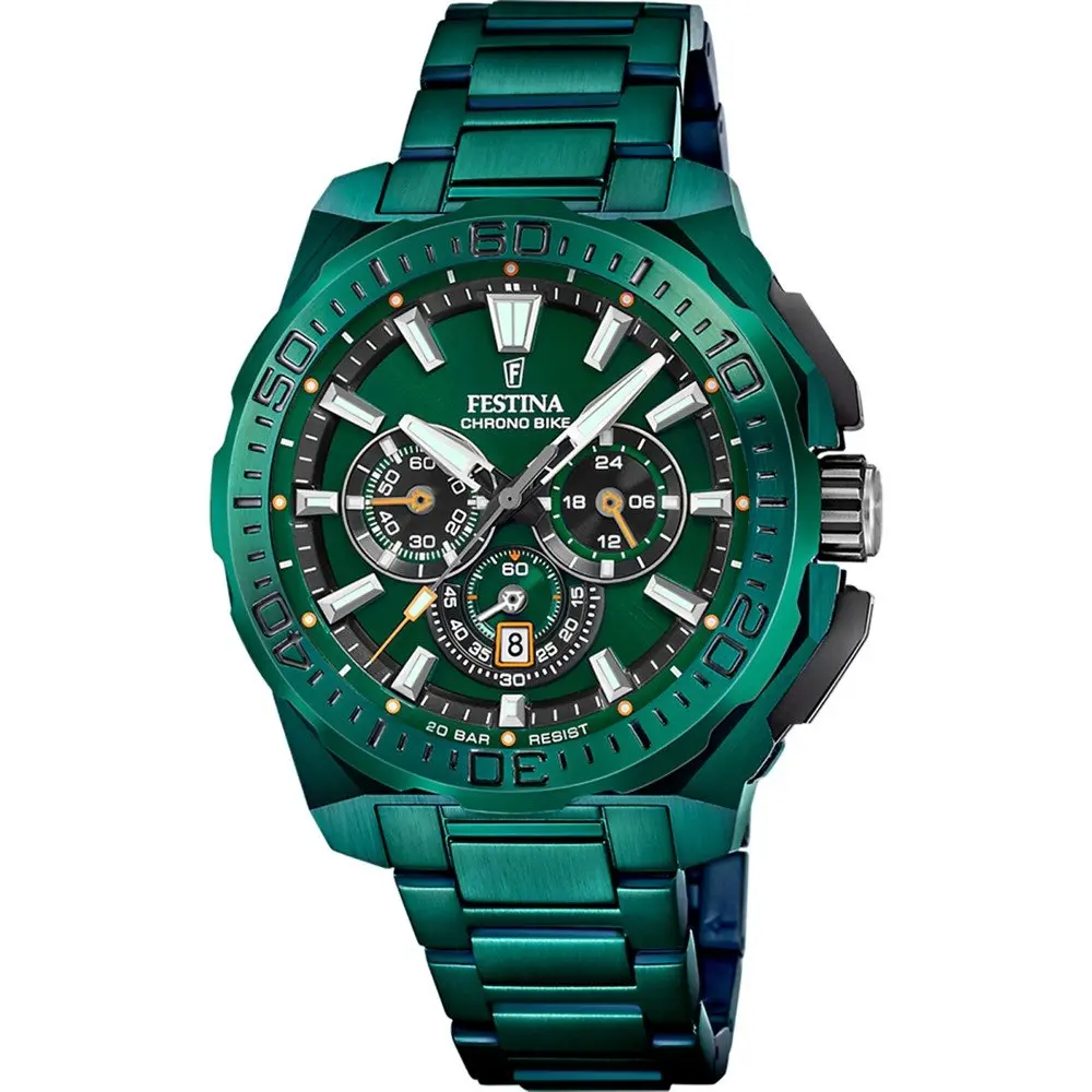 Festina Herenhorloge Groen – Staal - F20730/1