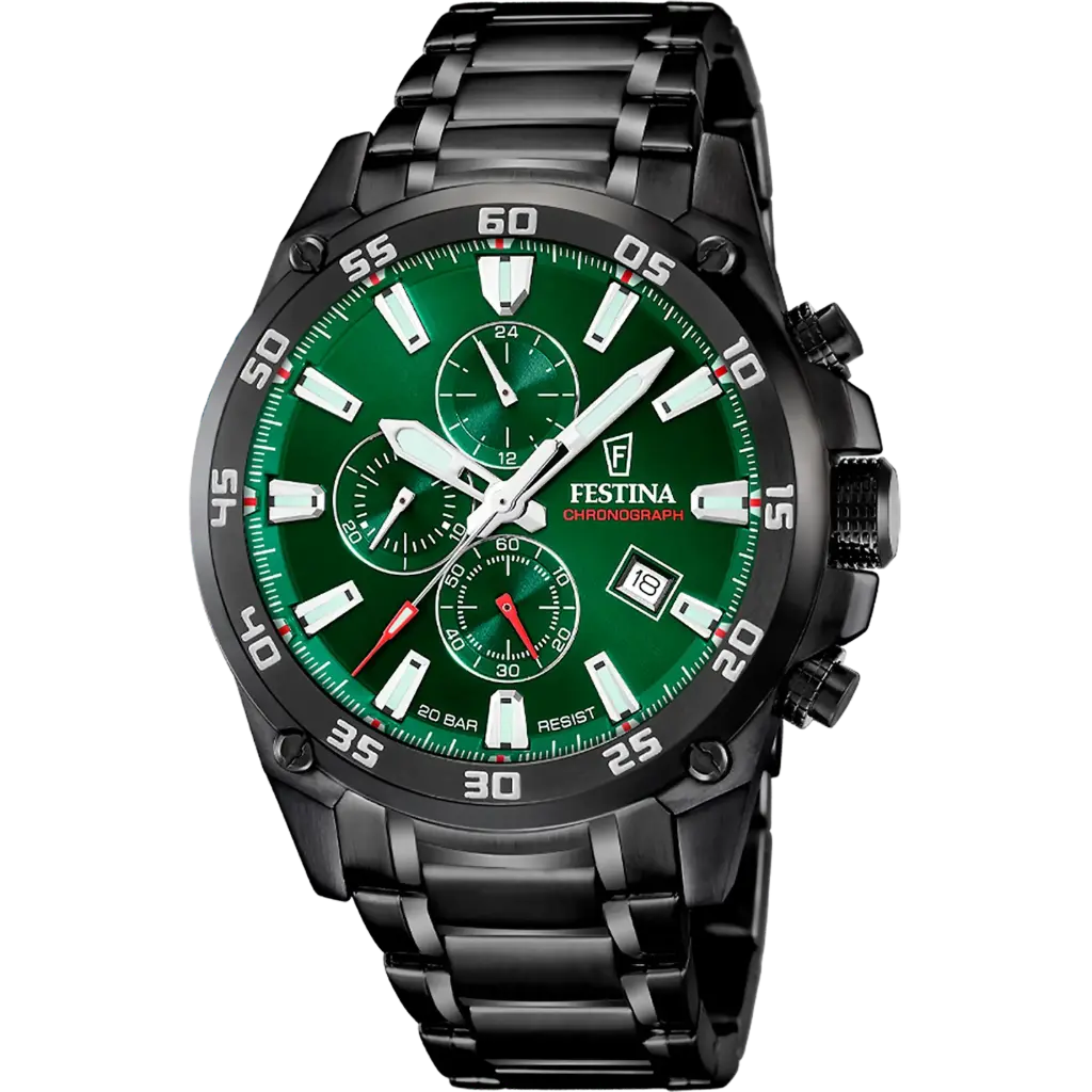 Festina Herenhorloge Groen – Staal - F20735/2