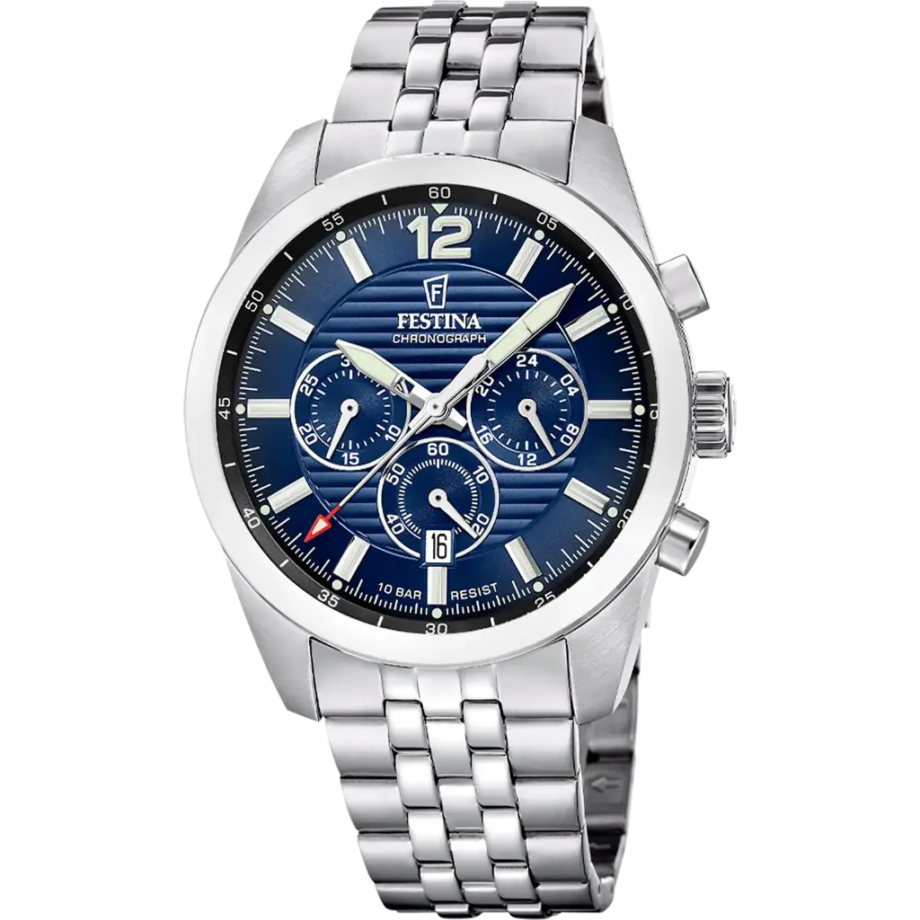 Festina Herenhorloge Blauw – Staal - F20742/4