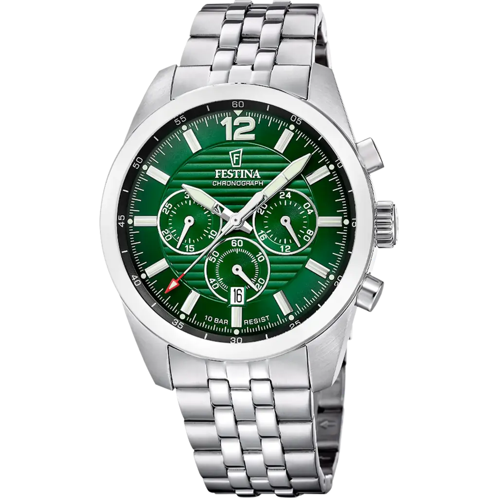 Festina Herenhorloge Groen – Staal - F20742/5