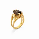 L'Atelier Ring 18 kt Roségoud Rookkwarts - 37075C
