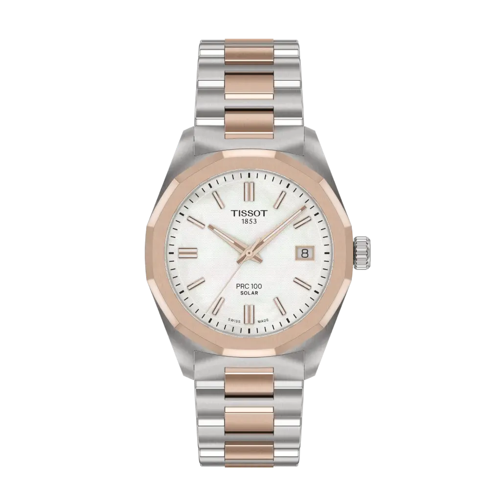 [T1518222211100] Tissot PRC 100 Solar Quartz 35mm - 