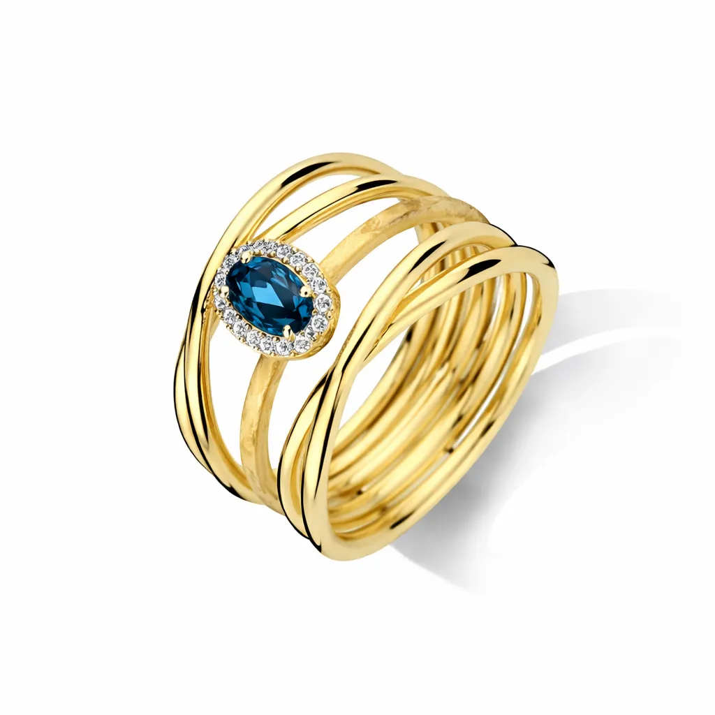 [SR3759GTLB] Emotions Ring SR3759GTLB