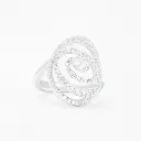Giorgio Visconti Ring 18 kt Witgoud - AB17000