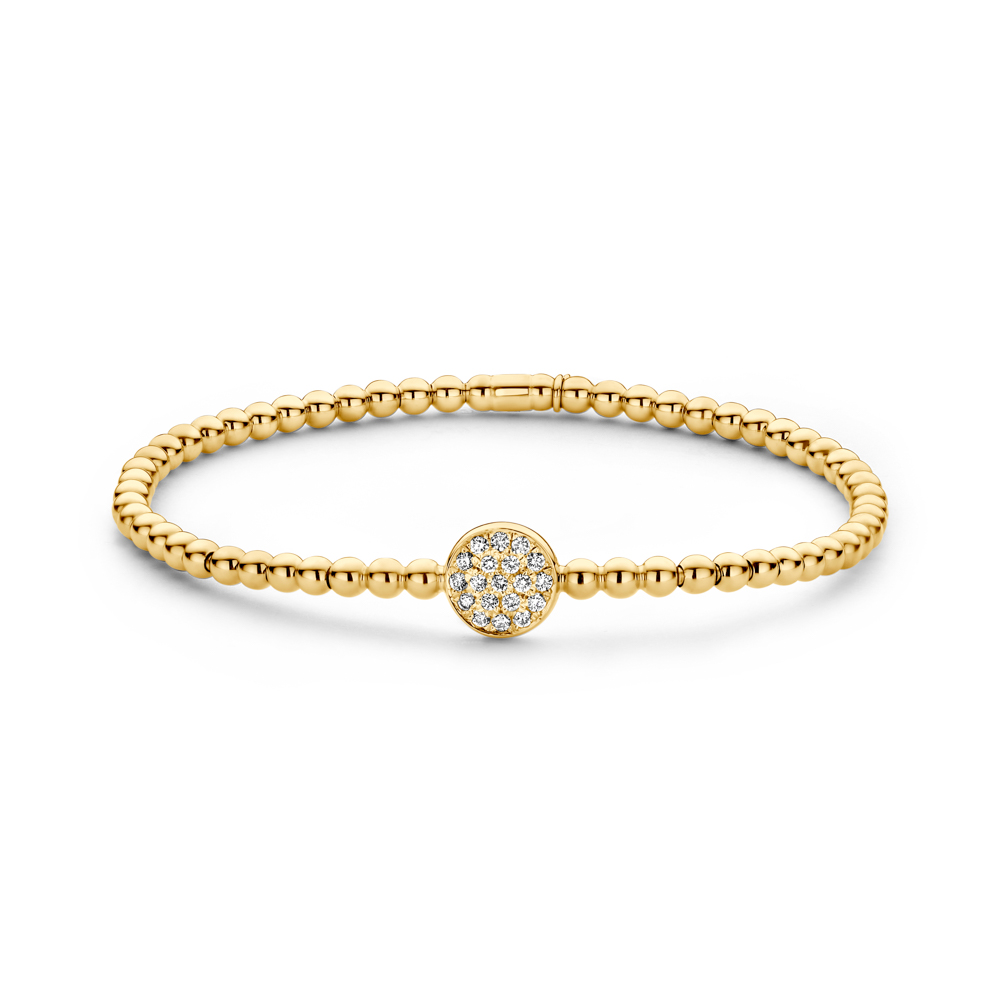 Hulchi Belluni Armband Tresore 18 kt Geelgoud Diamant 0,20 ct - 21357-YW