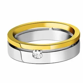 Flanders Ring 219 0,17 GH SI3 Bicolor