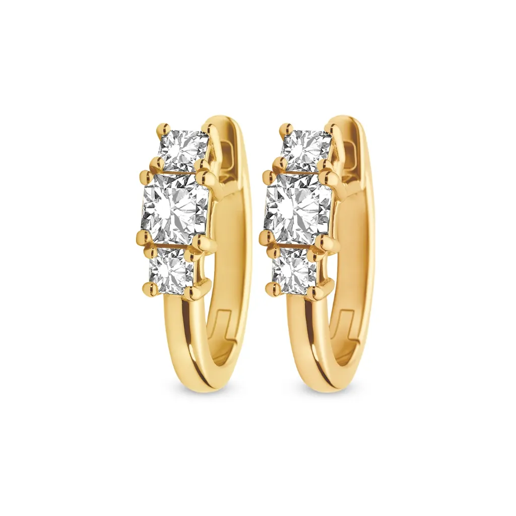 [OOR2380.62GHSI3YELLOW] Flanders Oorbellen 238 0,62 GH SI3 Yellow