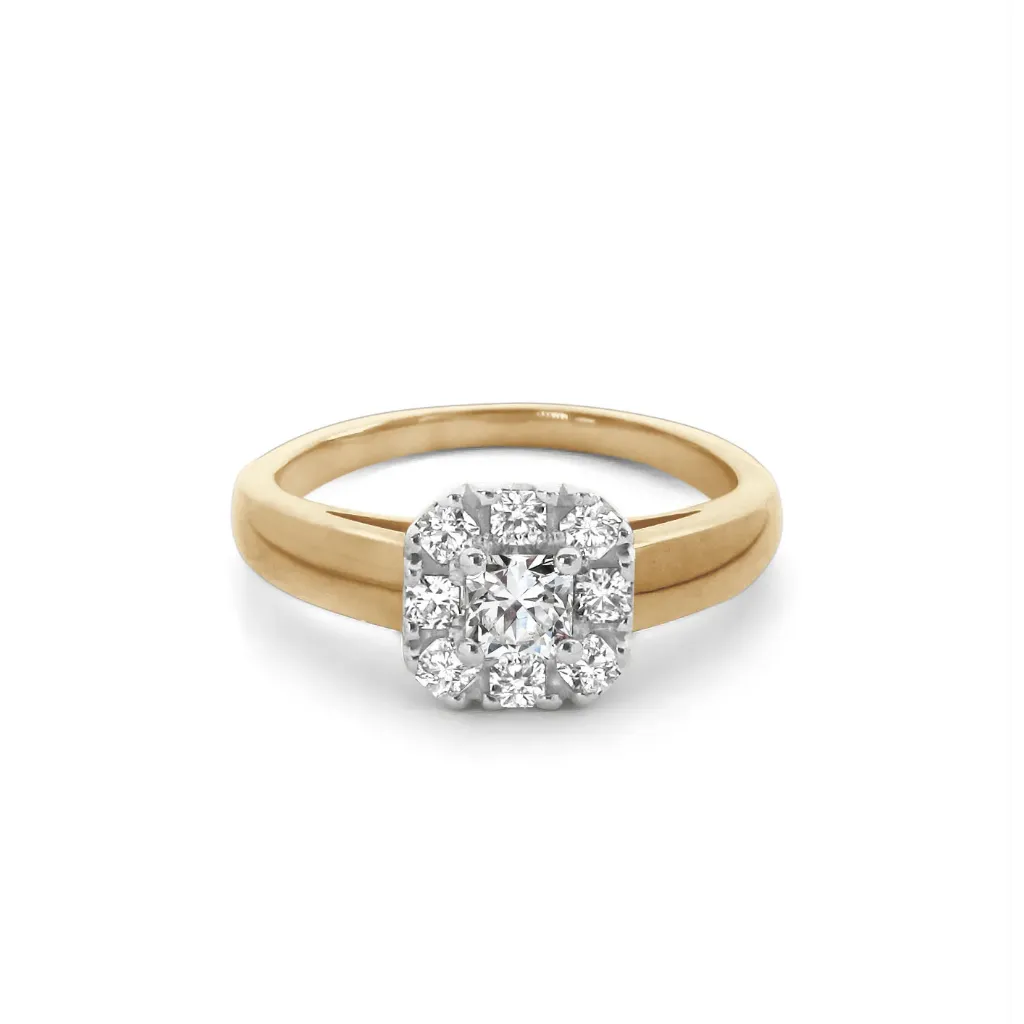 Flanders Ring 235 0,46 GH SI3 Bicolor