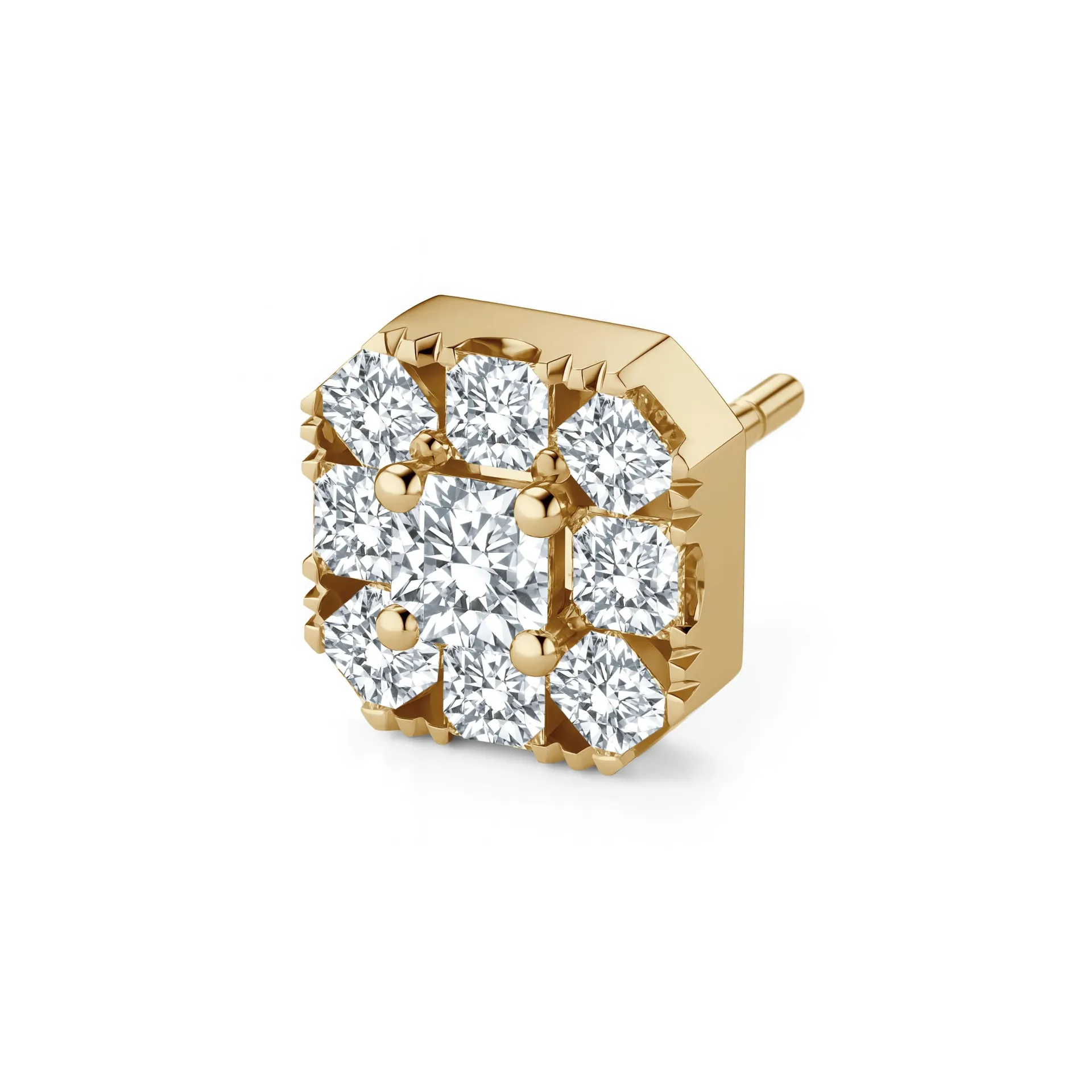 [OOR2360.95GHSI3YELLOW] Flanders Oorbellen 236 0,95 GH SI3 Yellow