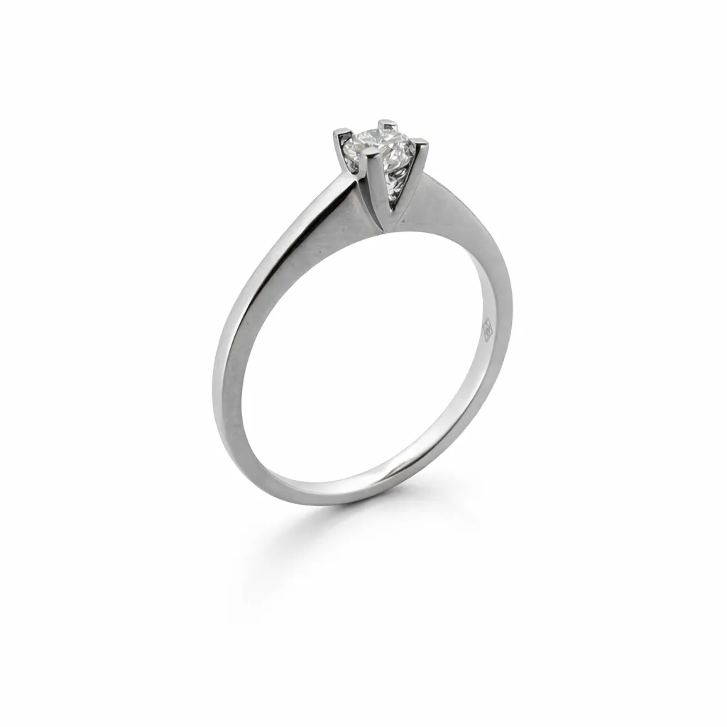 [260216] L'Atelier Ring 18 kt Witgoud Diamant 0,25 ct - 260216